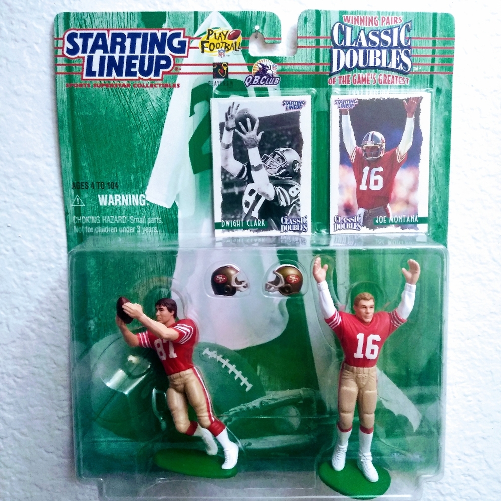 🏈🏈 Joe Montana 1997 Classic Doubles Dwight Clark